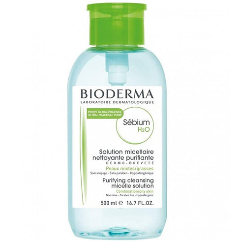 Bioderma Sebium H2O Reverse Pump 500ml - Jag Couture Beauty