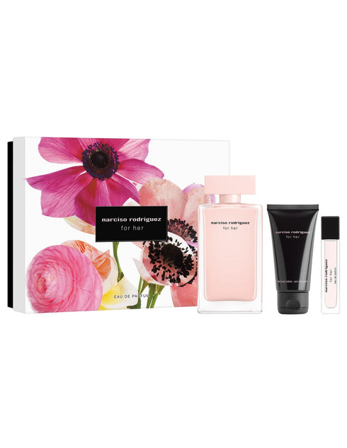Narciso Rodriguez For Her Estuche 3 Piezas - Jag Couture Beauty