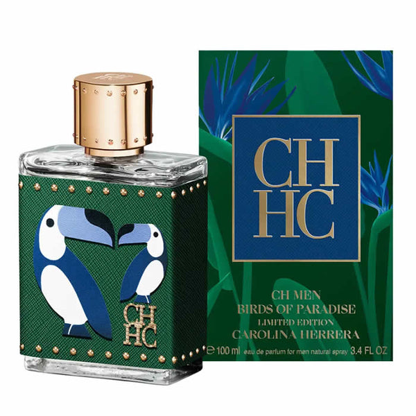 Carolina Herrera CH Men Birds Of Paradise Eau De Parfum Spray 100ml Limited Edition - Jag Couture Beauty