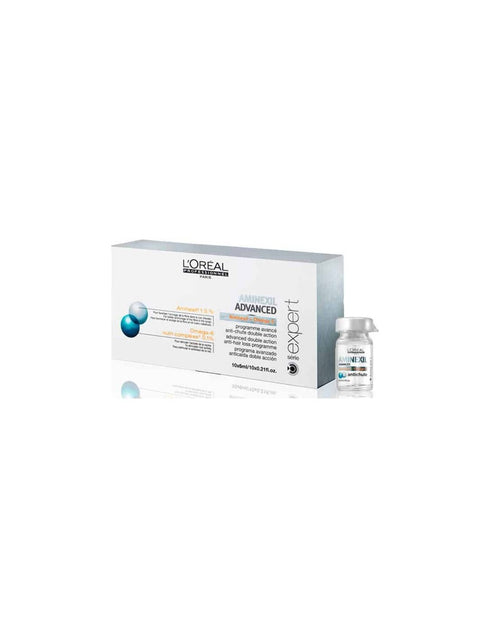 L'oreal Professionnel Aminexil Advanced Ampollas Enriquecidas Con Activos Dermatológicos Para Cabello 10 X 6ml - Jag Couture Beauty