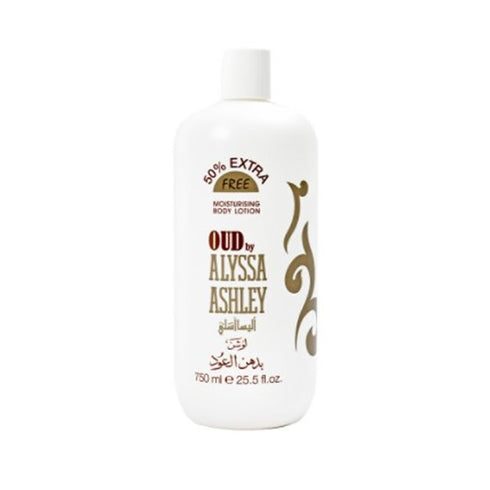 Alyssa Ashley Oud Moisturising Body Lotion 750ml - Jag Couture Beauty
