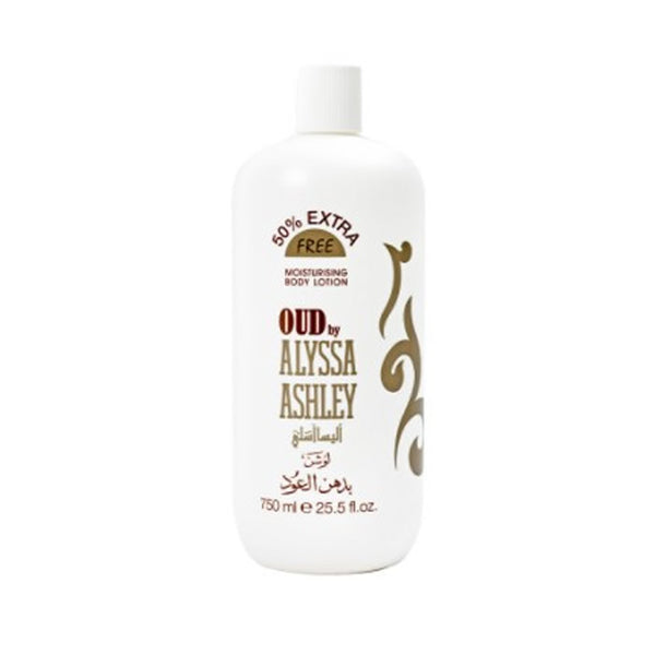 Alyssa Ashley Oud Moisturising Body Lotion 750ml - Jag Couture Beauty