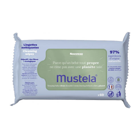 Mustela Avocado Cleansing Wipes 60 Wipes - Jag Couture Beauty