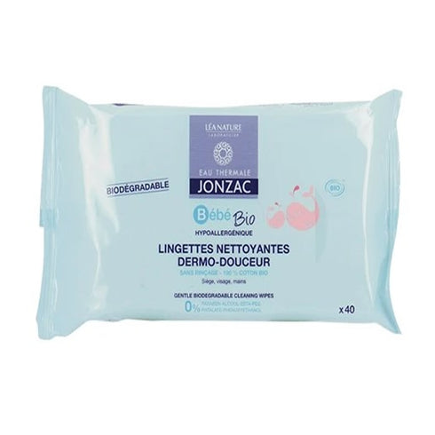 Jonzac Bébé Bio Gentle Biodegradable Cleansing Wipes x40 - Jag Couture Beauty