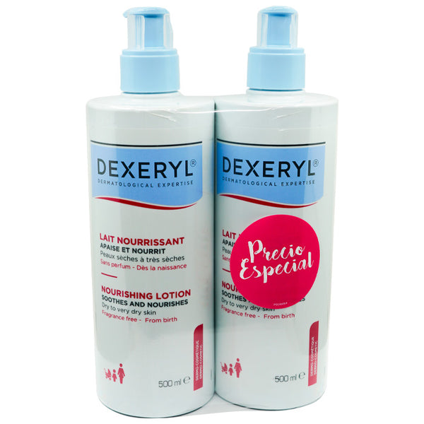 Dexeryl Duo Nourishing Lotion 2x 500 ml - Jag Couture Beauty