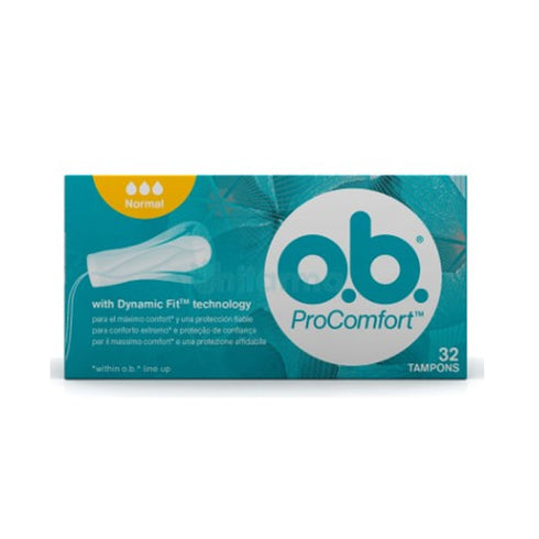 O.B Pro Comfort Normal Tampons 32 Units - Jag Couture Beauty