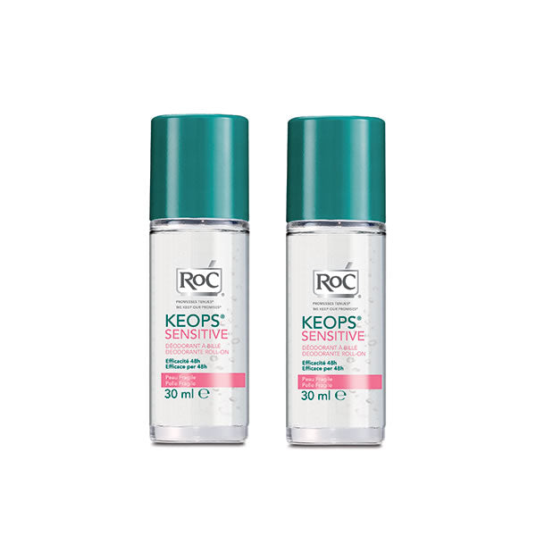 Roc Keops Sensitive Roll On Deodorant 2x30ml - Jag Couture Beauty
