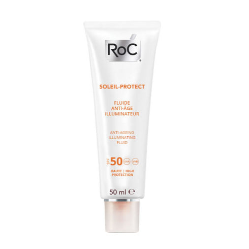 Roc Soleil Protect Anti Ageing Illuminating Fluid Spf50 50ml - Jag Couture Beauty