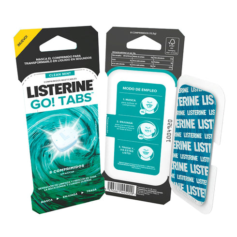 Enjuague Listerine Go Tabs - Jag Couture Beauty