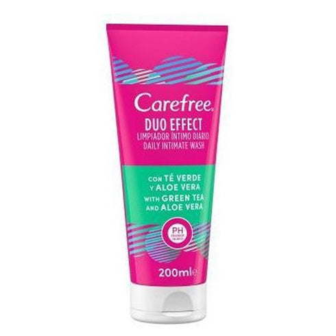 Carefree Duo Effect Intimate Cleanser Green Tea & Aloe Vera 200ml Jag Couture Beauty