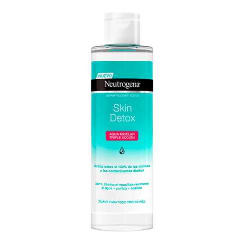 Neutrogena Detox Triple Action Micellar Water 400ml - Jag Couture Beauty