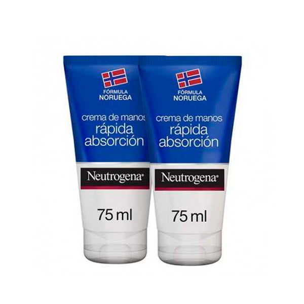 Neutrogena Double Hand Cream Fast Absorption 2x75ml - Jag Couture Beauty
