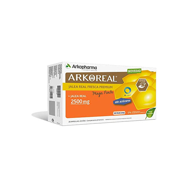 Arkoharma Arkoreal Royal Jelly 2500mg Bio 20 Ampoules - Jag Couture Beauty