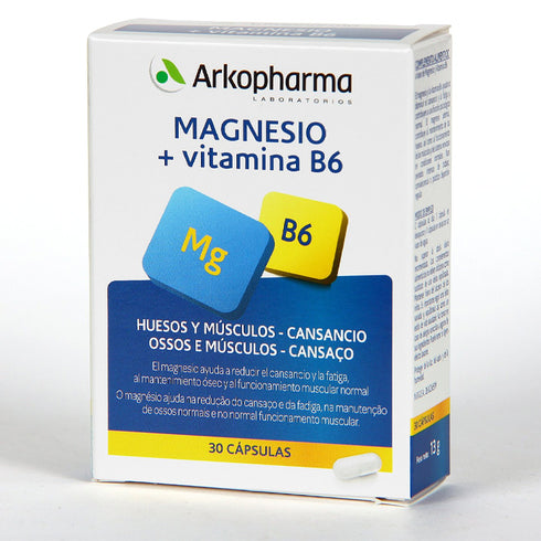 Arkopharma Arkovital Magnesium 30 Capsules - Jag Couture Beauty