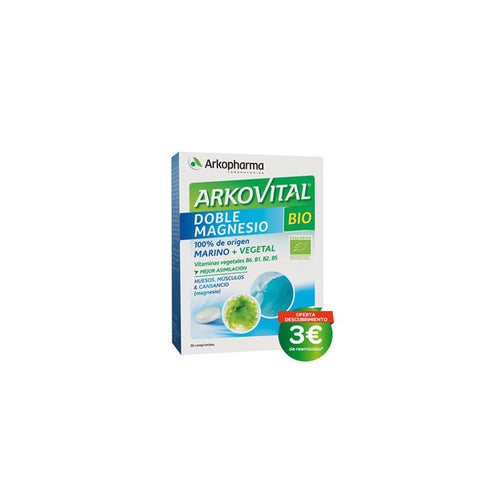 Arkopharma Arkovital Double Magnesium Bio 30 Tablets - Jag Couture Beauty