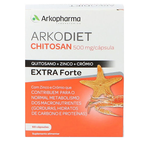 Arkodiet Chitosan Extraforte 500mg/capsule 60 Capsules - Jag Couture Beauty