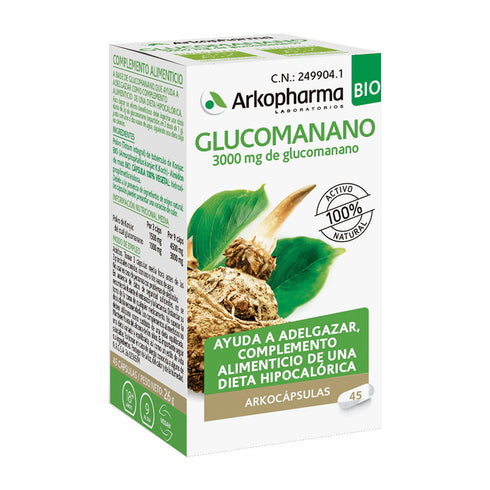 Arkopharma Glucomannan Bio 45 Capsules - Jag Couture Beauty