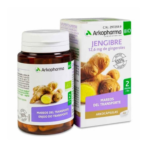 Arkopharma Ginger 40 Capsules - Jag Couture Beauty