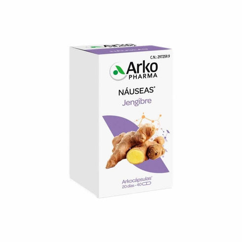 Arkocapsules Ginger 40 Capsules - Jag Couture Beauty