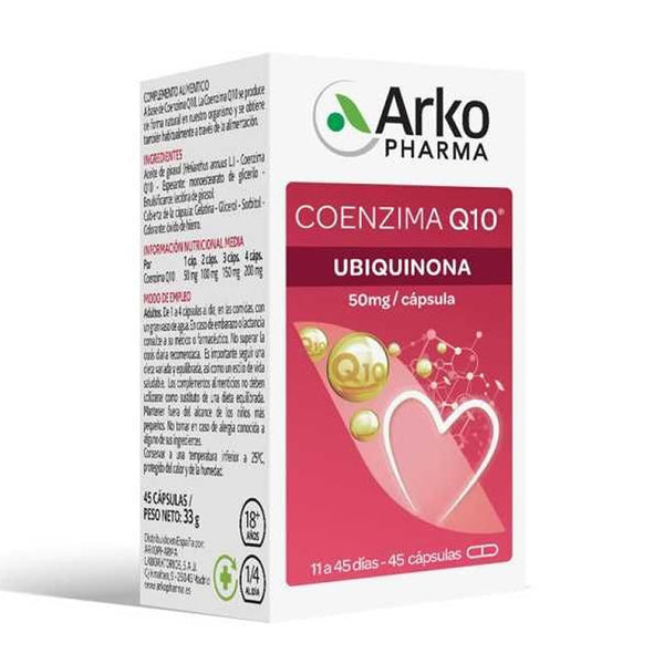 Arkopharma Coenzyme Q10 45 Capsules - Jag Couture Beauty