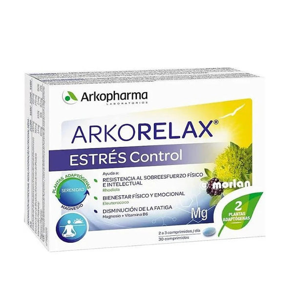 Arkorelax Stress Control 30 Tablets - Jag Couture Beauty