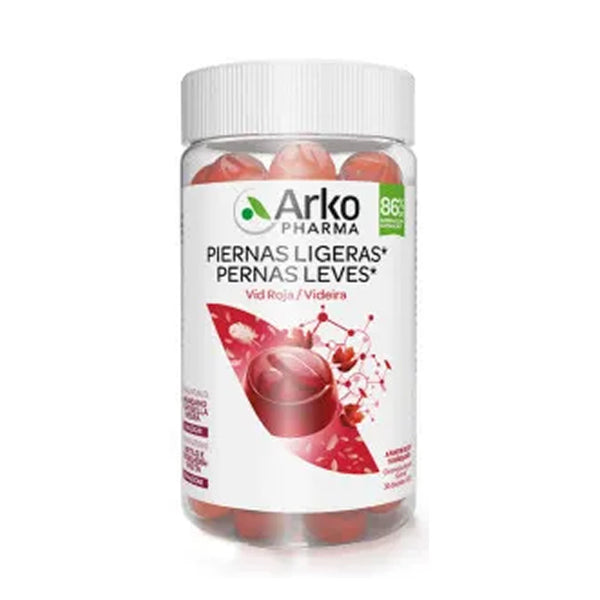 Arkopharma Light Legs 60 Gummies Cranberry And Blackcurrant Flavor - Jag Couture Beauty