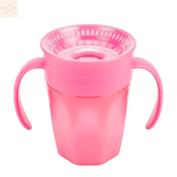 360 Tumbler Without Spout Pink With Handles 200ml Jag Couture Beauty