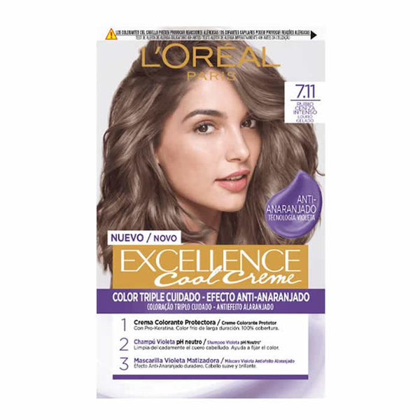 L'Oreal Excellence Cool Creme 7.11 192ml Jag Couture Beauty