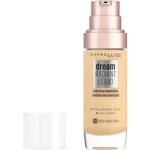 Maybelline Dream Satin Liquid Foundation & Serum 24 Golden Beige 30ml - Jag Couture Beauty