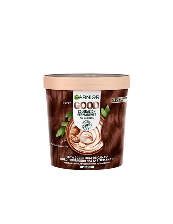 Garnier Good Coloración Permanente 4,15 Castaño Glacé 1 U Jag Couture Beauty