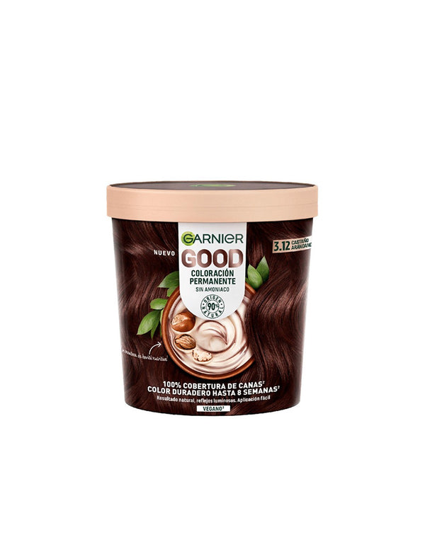 Garnier Good Coloración Permanente 3,12 Castaño Arándano 1 U - Jag Couture Beauty