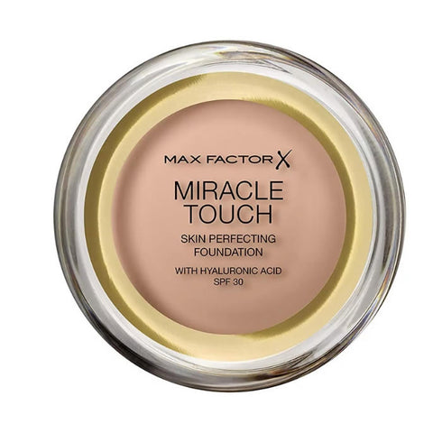 Max Factor Miracle Touch Skin Perfecting Foundation Spf30 045 Warm Almond Jag Couture Beauty