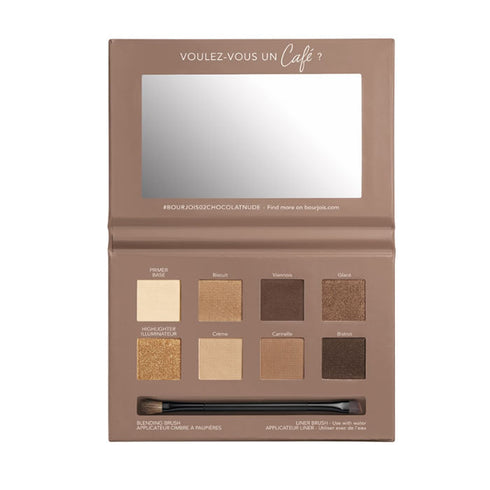 Bourjois Palette Yeux 4 En 1 Eyeshadow 02 Rue De Café Chocolat Nude Edition Jag Couture Beauty