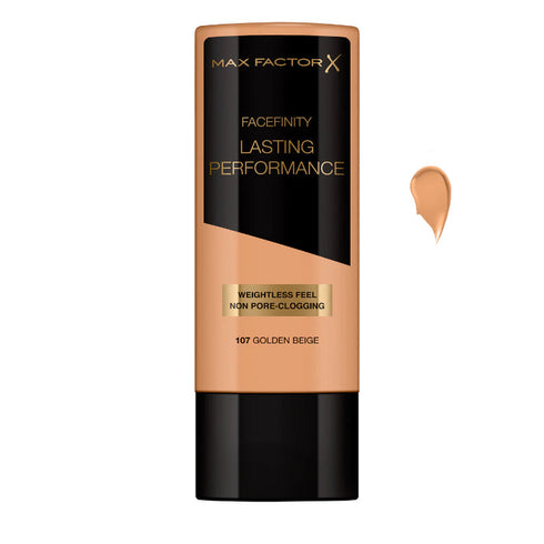 Max Factor Facefinity Lasting Performance Liquid Foundation 107 Golden Beige Jag Couture Beauty