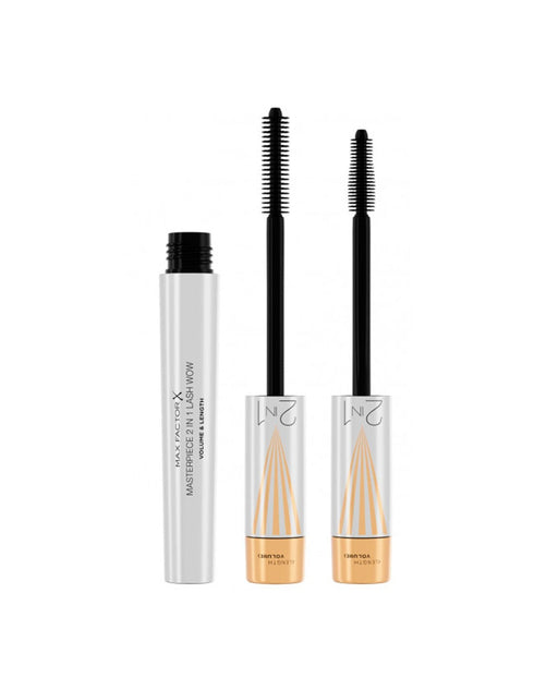 Max Factor Masterpiece 2 In 1 Lash Wow Volume y Length 001-Black 7ml Jag Couture Beauty