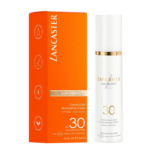 Lancaster Sun Perfect Illuminating Cream Spf30 Dark Spots 50ml - Jag Couture Beauty