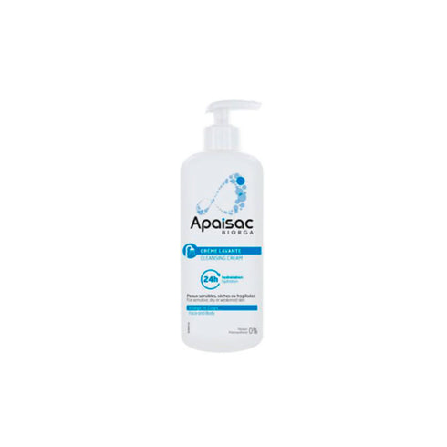 Apaisac Biorga Moisturising Cleansing Emulsion 24h 400ml - Jag Couture Beauty