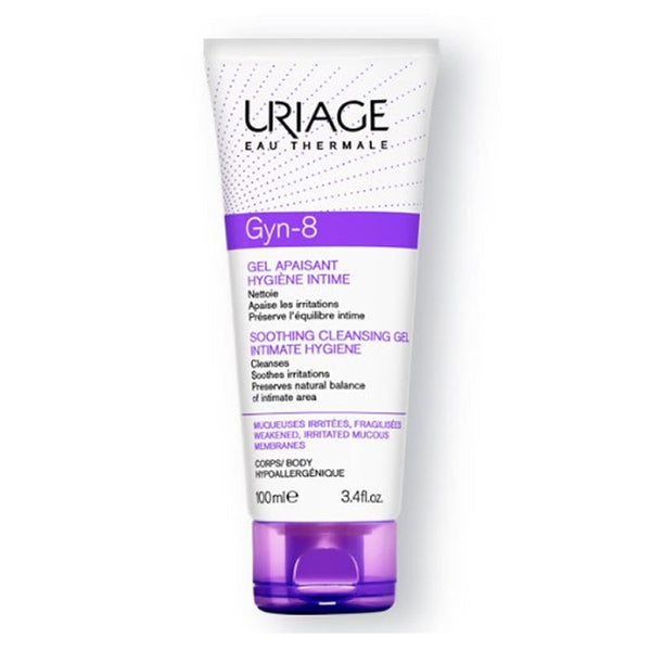Uriage Gyn-8 Soothing Cleansing Gel Intimate Hygiene 100ml Jag Couture Beauty