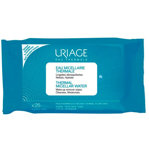 Uriage Eau Thermale Make-up Remover Wipes 25U - Jag Couture Beauty