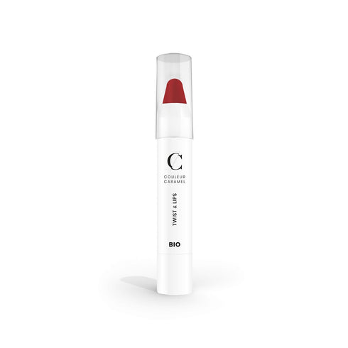 Couleur Caramel Twist y Lips Barra De Labios 405 Matt Red 1un Jag Couture Beauty