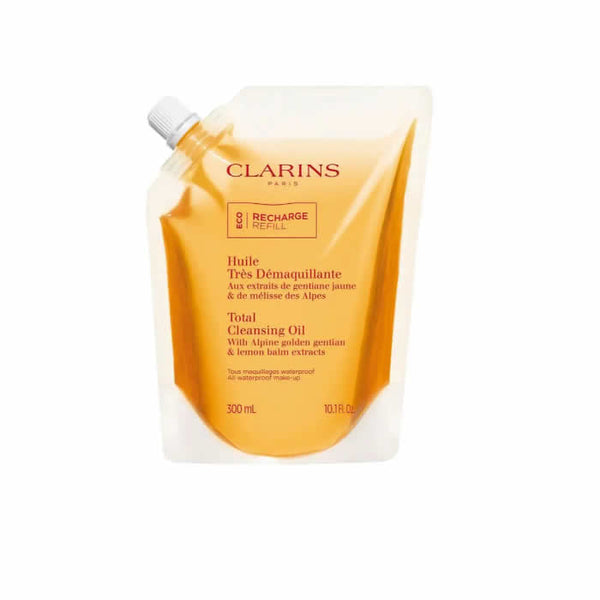 Clarins Total Cleansing Oil 300ml Refill - Jag Couture Beauty