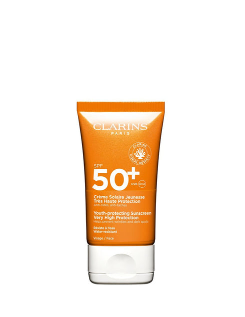 Clarins Crema Solar Muy Alta Protección Uva - Uvb Spf 50 - Rostro 50ml - Jag Couture Beauty