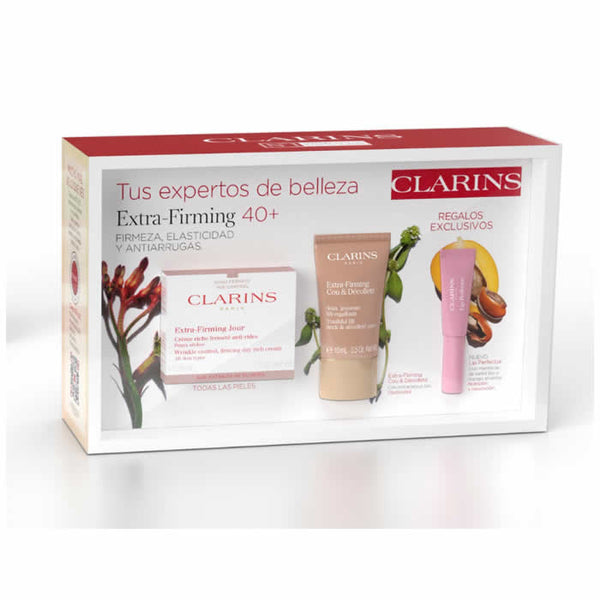 Clarins Extra-Firming Day Cream All Skin Types 50ml Set 3 Pieces - Jag Couture Beauty