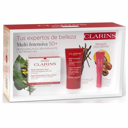 Clarins Super Restorative Day Cream All Skin Types 50ml Set 3 Pieces - Jag Couture Beauty