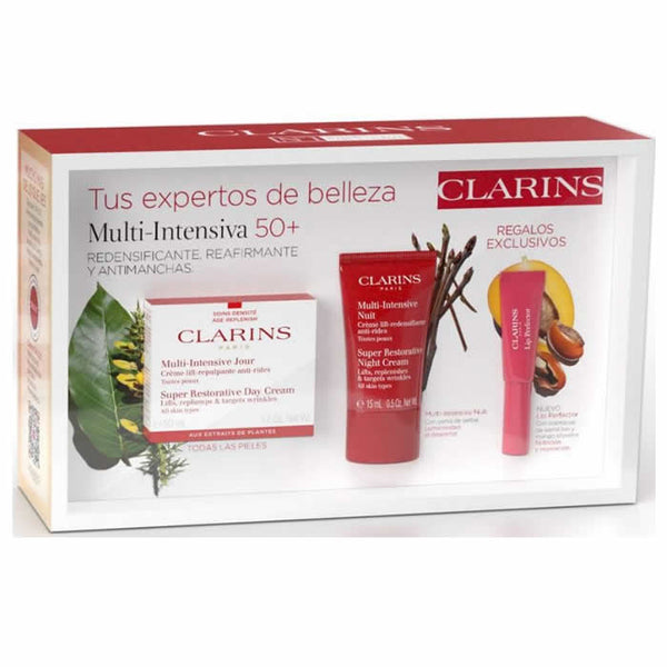 Clarins Super Restorative Day Cream All Skin Types 50ml Set 3 Pieces - Jag Couture Beauty