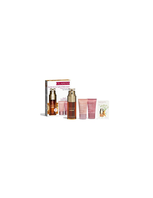 Set Clarins Doble Serum Lghit 50ml Multi Intensiva Tp 15ml Noche Tp 15mlmuestra@ - Jag Couture Beauty