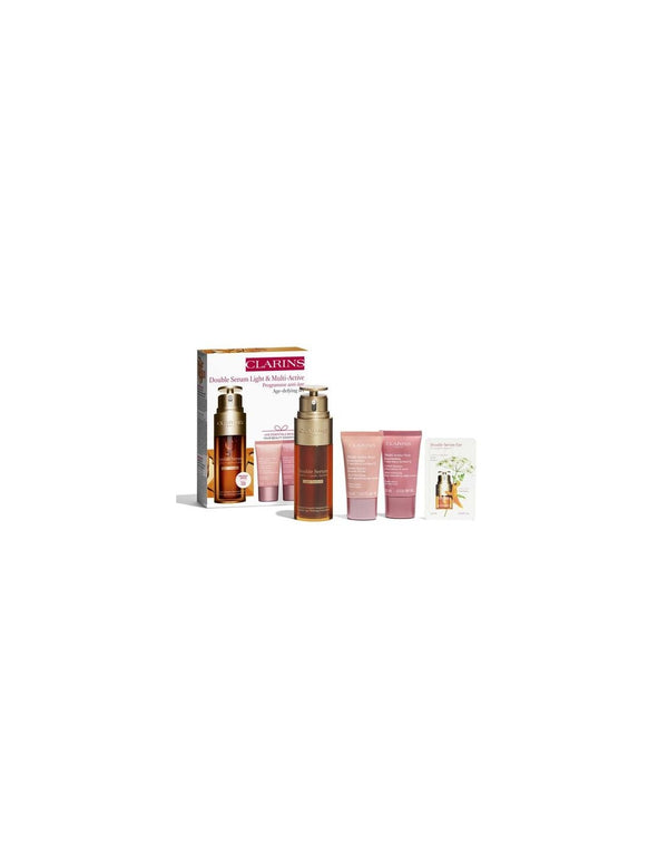 Set Clarins Doble Serum Lghit 50ml Multi Intensiva Tp 15ml Noche Tp 15mlmuestra@ - Jag Couture Beauty