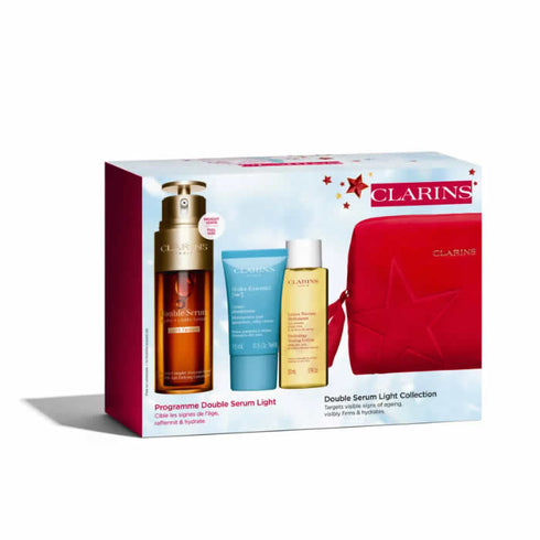 Clarins Double Serum Light Texture 50ml Set 4 Pieces - Jag Couture Beauty