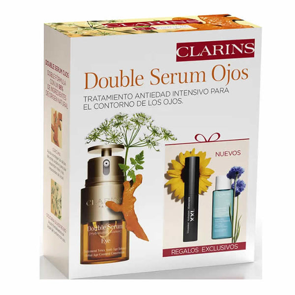 Clarins Double Serum Eye 20ml Set 3 Pieces - Jag Couture Beauty