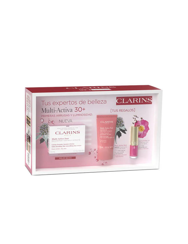 Clarins Multi-Active Day Cream Dry Skin 50ml Set 3 Pieces - Jag Couture Beauty